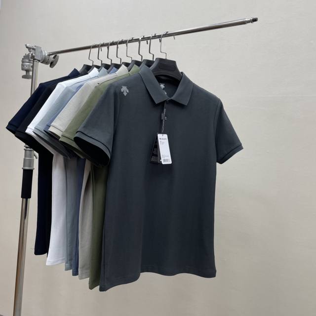 零差评口碑！Ds 迪桑特25夏季新品！男士都市通勤休闲百搭精梳丝光棉短袖Polo衫！掌柜力荐！观网门店同步！原厂代工！品相一级棒！ %精梳丝光棉材质！棉花日照时