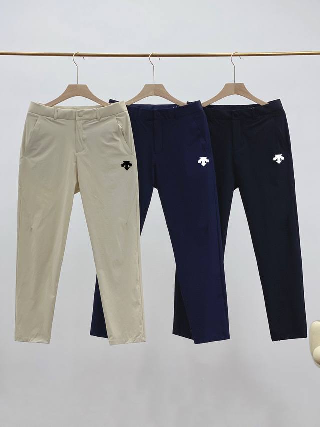 Descente迪桑特商务通勤户外长裤 米色 蓝色 黑色 M-3Xl 专业级户外科技，重塑夏季穿着法则 源自高端户外品牌同源工艺，专为夏季户外场景定制 搭载防风