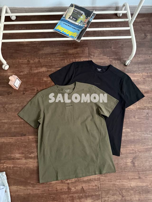 颜色：黑色 军绿 尺码：S到Xxl S Lomon萨洛M户外男款春夏透气休闲短袖T恤Trackline Ss Tee M 线上400+ 户外大咖独家户外速干快速
