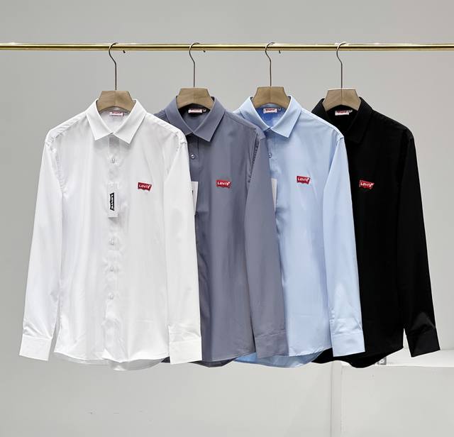 Levi's 李维斯 长袖弹力衬衫本期颜值担当！重磅来袭，懂货者必入！虐暴市面一众货色！温暖型男Style就是这么简单~~舒适修身版型，立体剪裁非常有型哦！最重