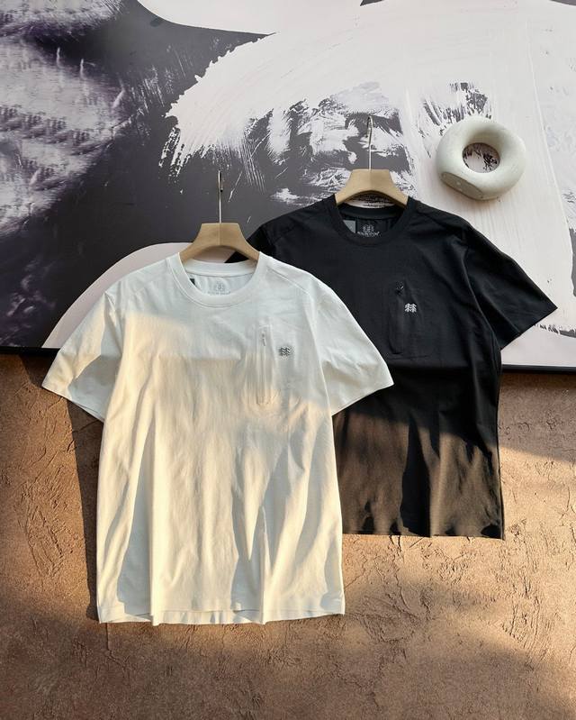 Kolon Sport 可隆25Ss夏季新款激光压胶口袋透气速干功能性轻量短袖T恤 -面料：7A级抗菌面料具有良好的抗菌作用，能够消除因细菌而 产生的异味。使织