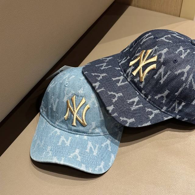 Mlb最新款棒球帽！！水洗牛仔面料！这批货是Ny代工厂P做出来的走私货！专柜在售！客供定制面料！超特别的！百搭的颜色！特别高端大气！弄到这批货真的不容易！用料和