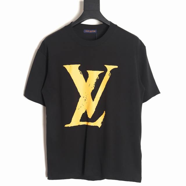 Louis Vuitton Lv 路易威登 破裂大标印花情侣圆领短袖 T恤-顶级版本 T069 男女同款 不挑年龄不挑身材不挑性别 经典不过时 面料手感非常舒服