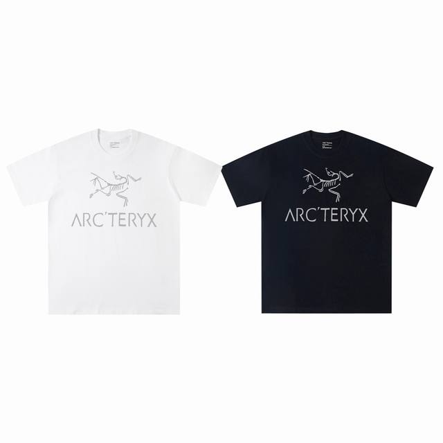 Arc'teryx 始祖鸟 经典灰色鸟Logo印花休闲情侣短袖T恤-顶级品质 Coler：黑色 白色 Size：M L Xl 2X Number：252251
