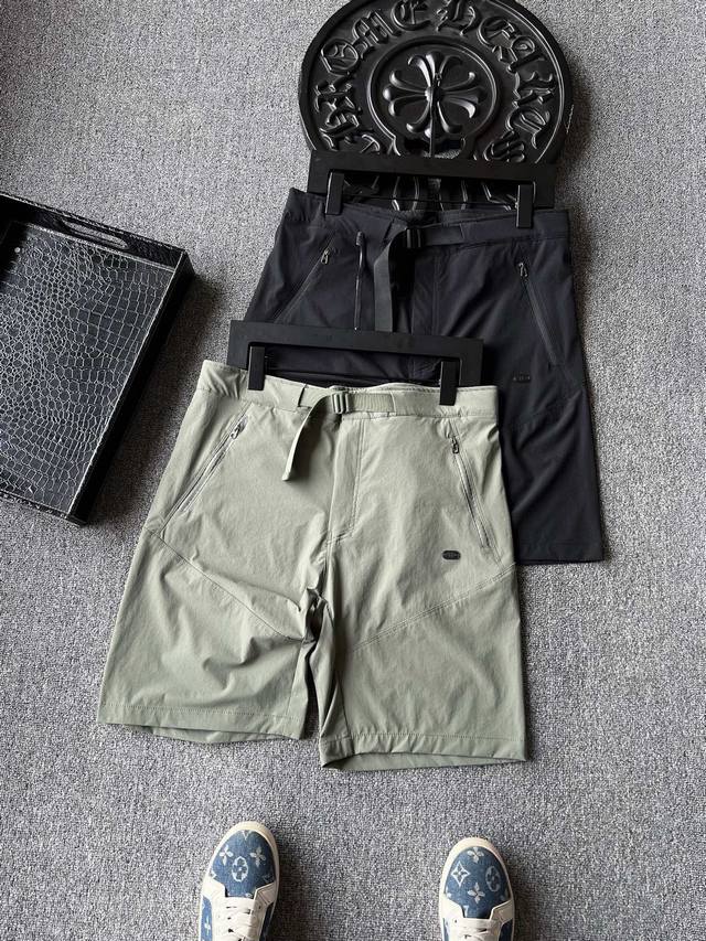 顶级原版高奢！ 人气爆款！Kolon 可隆专柜新品高奢天丝液氨锦棉腰带款双色短裤！恒隆在售万元级，款号：6003 可隆家今年最新定制高端天丝锦棉面料！表层做了液