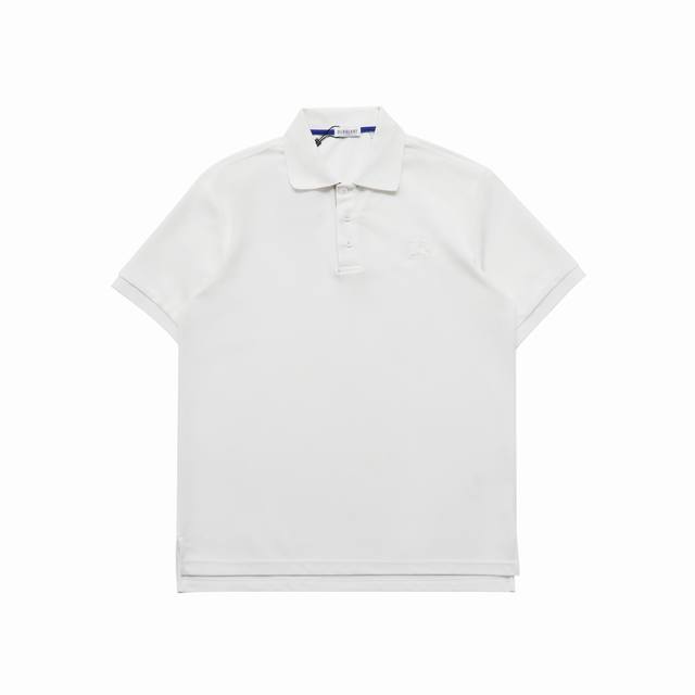 顶级复刻版本 Burberry 巴宝莉 经典刺绣翻领Polo衫短袖T恤 面料: 280G重磅纯棉，随意对比 砖柜同步。第一时间正品开发研制。欢迎对比！面料采用Z