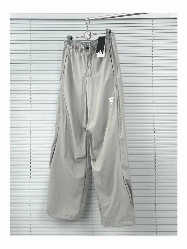 阿迪空调裤 黑色 灰白 深灰 S-Xl Adidas Fos 系列 Woventracksuitbottoms夏日轻薄机能空调 原版开模定制，面料锦氨混纺！得益