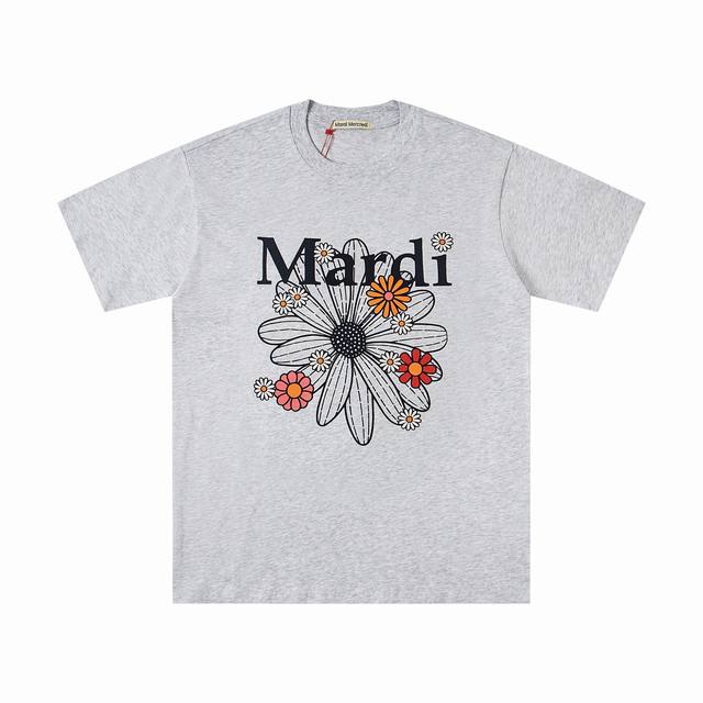 Mardi Mercredi Ss25玛尔蒂多花系列植物花卉圆领短袖T恤-原单品质 花朵进口印花纯棉T恤 到手第一感觉就是质感柔软惊艳 厚厚柔柔 质感丰盈 具有