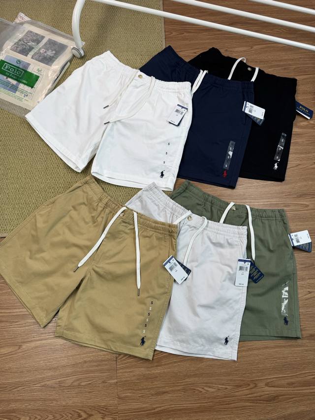 细节图# 六色齐发 顶级版本 Polo Ralph Lauren 刺绣小标Logo经典休闲短裤 当美式精英精神遇见慵懒假日哲学 Ralph Lauren以标志性