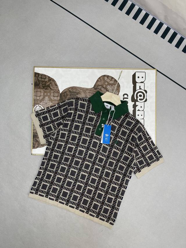 Adidas Originals X Brain Dead 脑死亡联名款 Trefoil Ss25 运动短袖Polo衫 男女同款 Adidas Original