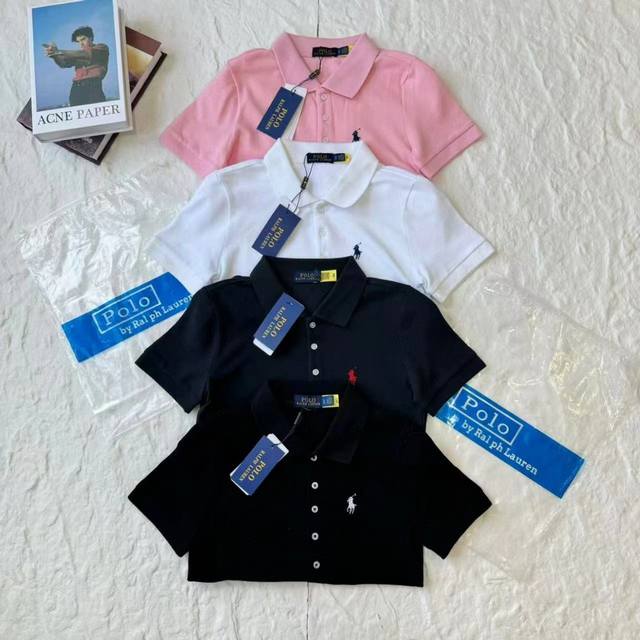 9888 拉夫劳伦Ralph Lauren经典小马刺绣翻领女款修身版Polo短袖 拉夫劳伦Ralph Lauren经典基础女款百搭修身款Polo短袖 采用320