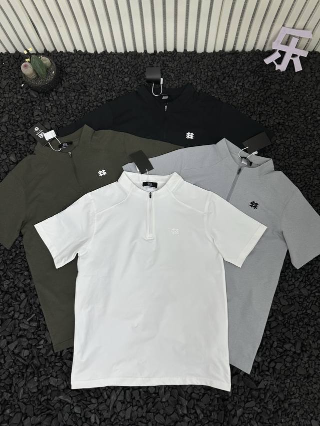 Kolonsport可隆25夏季新品 5A级抗菌男士户外运动休闲半拉链速干短袖 掌柜力荐！观网门店同步！太赞啦！无论版型还是面料工艺都没得挑！ 迄今为止遇到的最