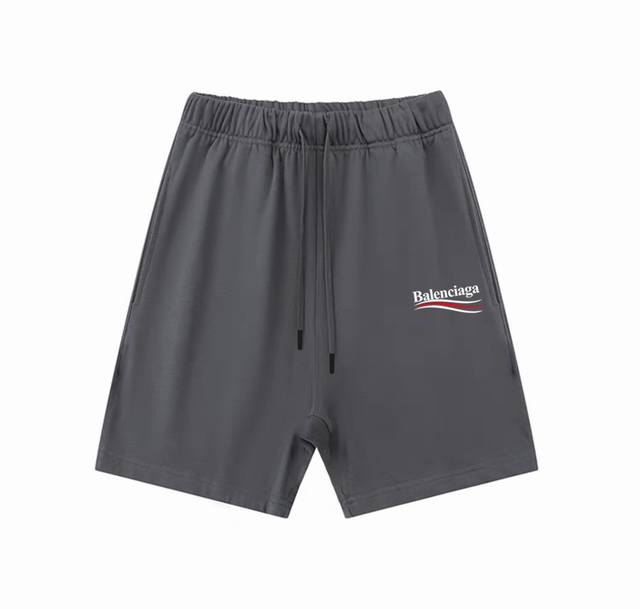Balenciaga巴黎世家可乐波浪休闲运动短裤 原版面料高版本高品质 网红明星同款 甄选新疆华棉面料 ，舒适柔软透气 ，侧口袋加深设计，储物空间大，外出便捷，