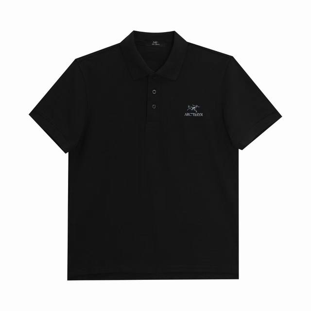 Arc'teryx 始祖鸟Ss25夏季新款字母刺绣Logo基础款休闲短袖Polo衫 原版面料 官方同款 简约不简单 定制 同缸染面料 手感非常舒服 春夏最新砖柜