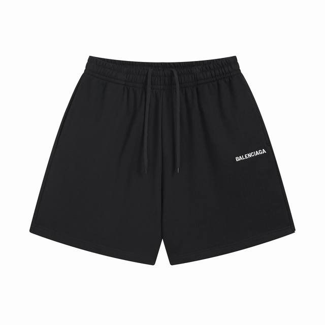 Balenciaga 巴黎世家2025 Ss 新款经典小字Logo刺绣短裤 本市场No.1的质量 真正天花板品质 全部原版开发注意细节图 避免被盗图商家混发 正