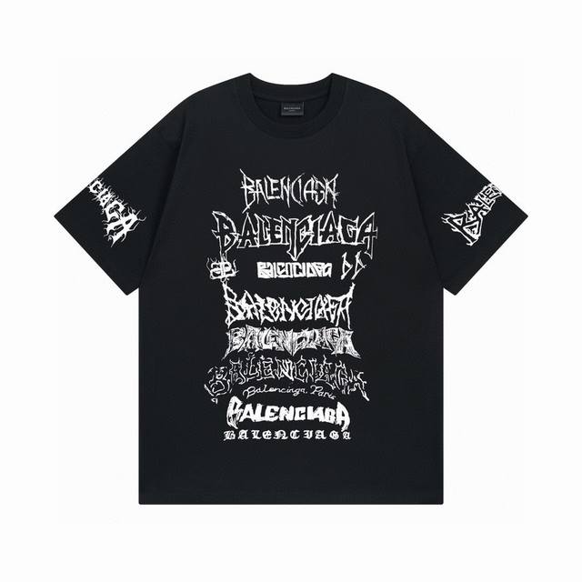 Balenciaga 巴黎世家2025 Ss 龙年限定印花短袖T恤 本市场No.1的质量 真正天花板品质 全部原版开发注意细节图 避免被盗图商家混发 正确260
