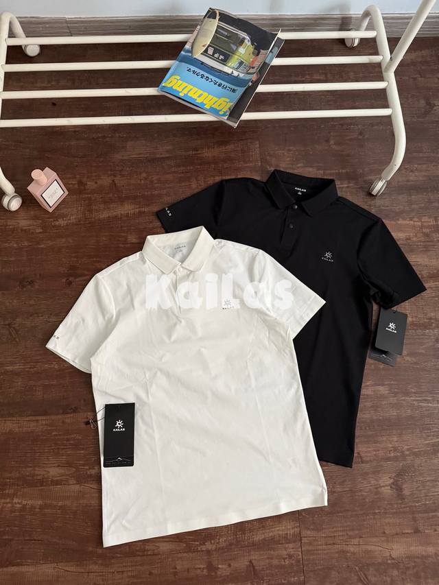 凯乐石压胶工艺速干Polo衫 商务翻领 Upf+50高倍防晒 速干透气 高档压胶工艺 原纱吸湿速干面料 兼具棉质感与速干特性，快速排汗，清爽舒适 Upf+50高