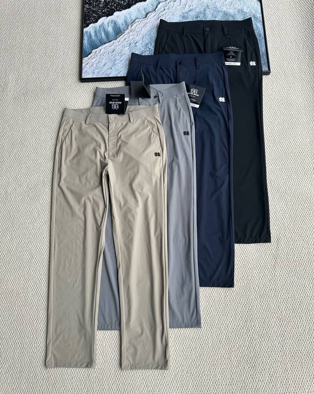 供 25夏季新款Kolonsport 可隆弹力腰高品质休闲西裤，冰感透气，超大弹力，遮肉显瘦。加入“软黄金”桑蚕丝，细腻柔软 桑蚕丝加入，面料顺滑丰满，亲肤冰爽