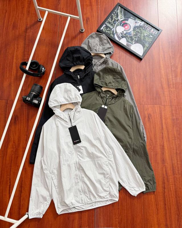 供 原单品质 Lululemon 露露3D激光打孔夏季防晒衣皮肤衣， 露露防晒衣天花板，激光打孔网眼！透气满分！情侣款速抢！可以满足你的日常通勤穿搭，全身从外到