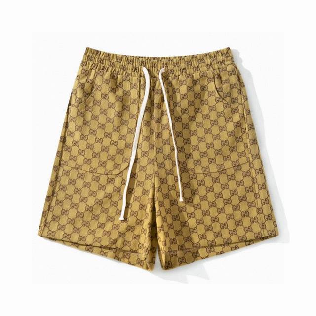 Gucci 古驰经典串标Logo休闲短裤运动裤男女同款 购入原版开模打造，全套定制辅料，细节决定成败 -古驰 Gucci ，1921年创立于意大利佛罗伦萨，是全