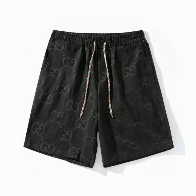 Gucci 古驰经典串标Logo休闲短裤运动裤男女同款 购入原版开模打造，全套定制辅料，细节决定成败 -古驰 Gucci ，1921年创立于意大利佛罗伦萨，是全