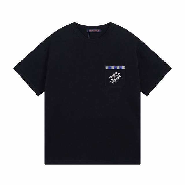 官网1:1原单品质 Lv 24Ss 口袋串珠毛织短袖 原11,700购入，采用14S细针织片，织线原衣对色，环保固色定染，引进定制全棉纱线，精细做工、肌理纹路清