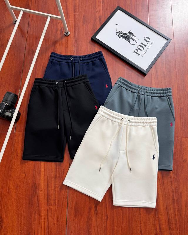 原单品质 Ralph Lauren 拉夫劳伦经典刺绣款短裤 五分短裤 经典百搭款 棉质卫裤短裤面料 亲肤透气，柔软细腻，穿着凉爽无负担，适合日常休闲与轻运动场景