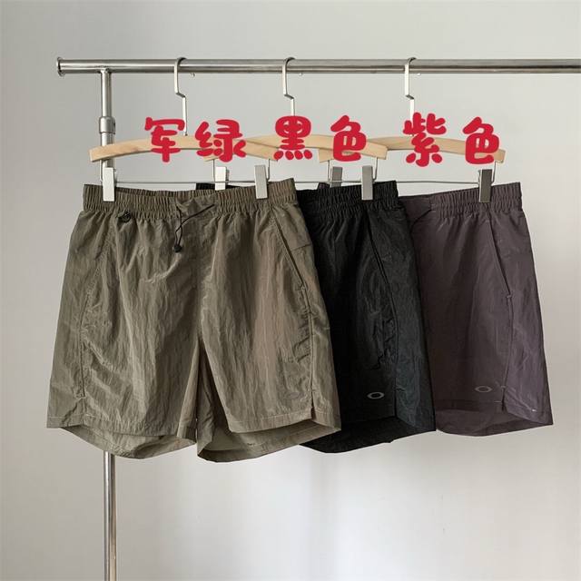 纯原臻品 原厂跟单 Oakley欧克利 25Ss Fgl Karn Shorts 金属尼龙短裤 Oakley Fgl Karn Shorts金属尼龙抽绳机能复古