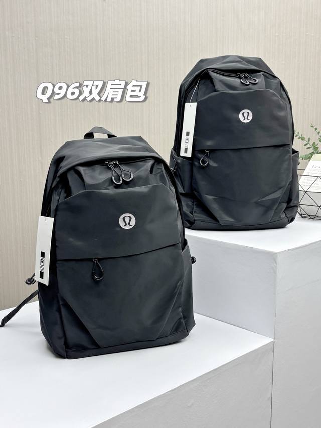 绝对高货！Lulu2025夏季最新情侣款大容量磁吸扣双肩包！进口复合布面料，很高级，Lulu家的东西不服不行，真的是相当大漂亮！ 青岛代工厂P出货，出口的单子，