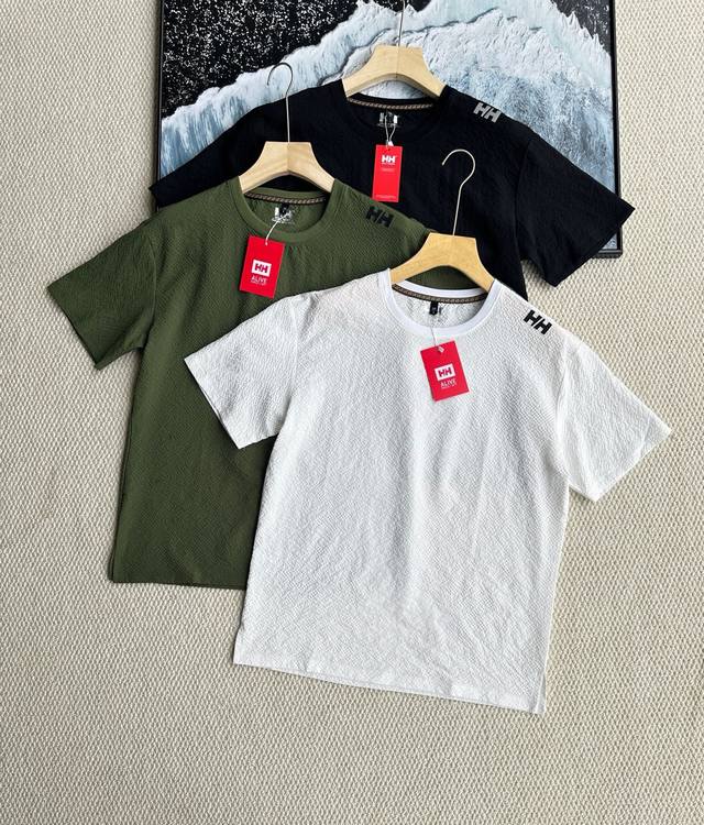 Helly Hansen Hh海丽汉森 25夏新男款Hp防晒速干凉感透气立体版型圆领短袖T恤 顶级版本 随意对比专柜做工版型，混卖级别！ 秒杀任何版本！ 专柜款