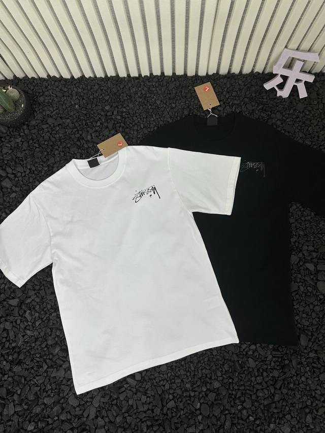Stussy 斯图西 25Ss 夏季新款经典爆款水银印花图案宽松休闲短袖T恤 男女同款 小红书热门爆款，明星网红同款穿搭，男女日常通勤穿搭必备单品！ 高品质26