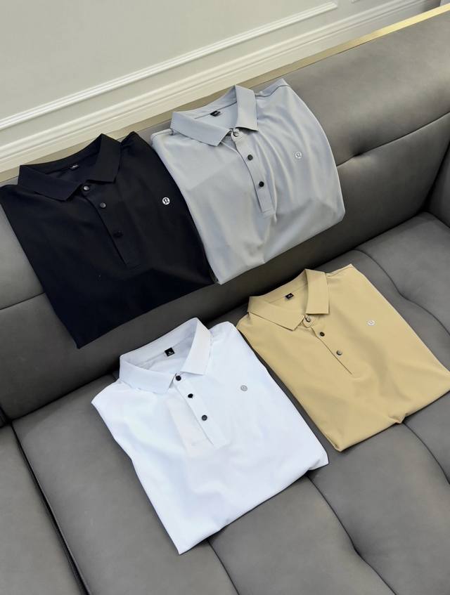Lululemon Polotraining Tough休闲商务款 冰丝无痕Polo衫 短袖T恤 冰丝无痕Polo精选高定面料舒适透气 面料全新升级抗起球起毛四