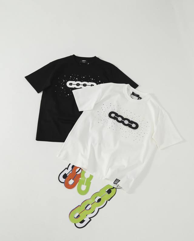 纯原版本 Goodbrand 25Ss假日缤纷糖果宝石轻奢时尚重磅纯棉短袖 情侣款 顶级复刻，重工好货跑量来袭，当红炸子鸡必备，真重磅360G双纱精梳纯棉，纯手