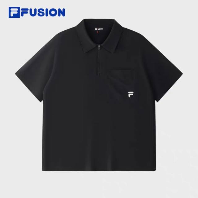 供 不控价 高端品质 斐乐2025春夏新品 斐乐男士桑蚕丝Polo衫 男士夏季简约透气T恤 翻领短袖Polo衫 经典小Logo撞色领口翻领Polo衫~ 男士T恤