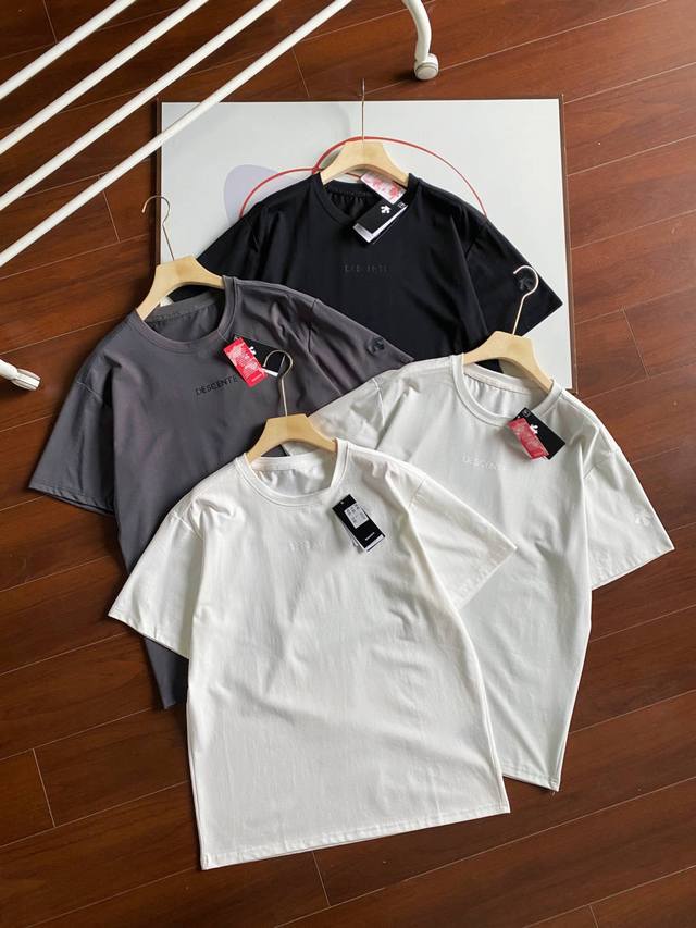 Descente 迪桑特Essential男女同款防晒T恤短袖针织衫夏季新品夏日型动，干就出色 夏日的炽热阳光下，每一次挥汗都是对自我的挑战。穿上迪桑特速干短袖