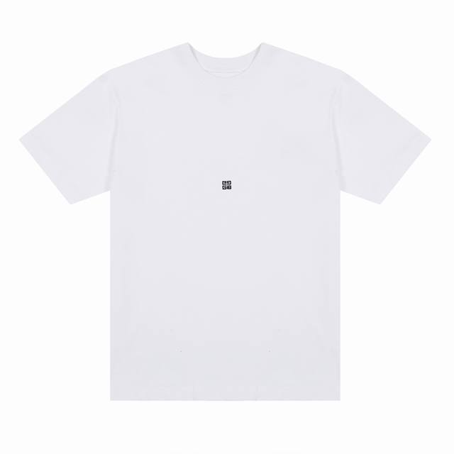 Givenchy*纪梵希 Givenchy*纪梵希胸前刺绣Logo短袖T恤 -定制260克32支全棉双纱紧密爽滑面料 布面干净 布纹清晰 手感非常细腻扎实 更加