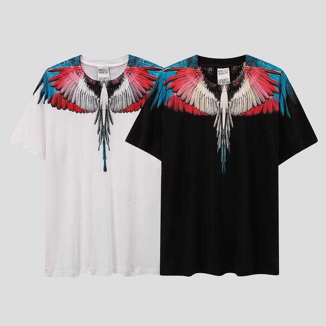 马塞洛布隆 Mb高品质翅膀短袖T恤 码数：S.M.L.Xl.Xxl