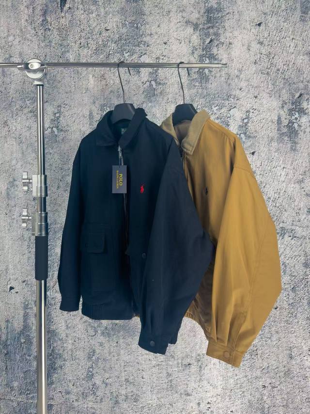 1072 实拍图 Ralph Lauren 拉夫劳伦 25春季新款工装夹克外套 购入原版打样，版型立体有型，采用多功能口袋设计，英伦复古风 简约不失格调 胸前小
