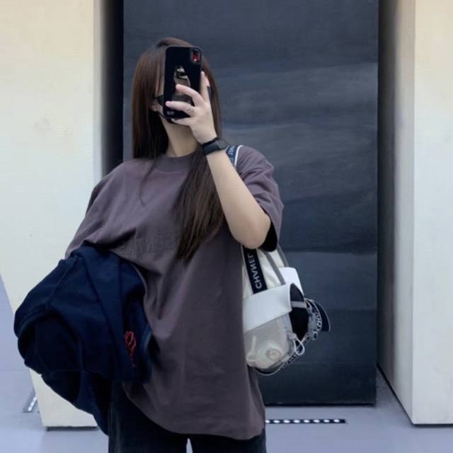 顶级版本 F96# -Fear Of God Essentials 23Fw最新Fog复线小标字母硅胶压花重磅高街短袖T恤 男女同款- Fog顶级复刻，原版原包
