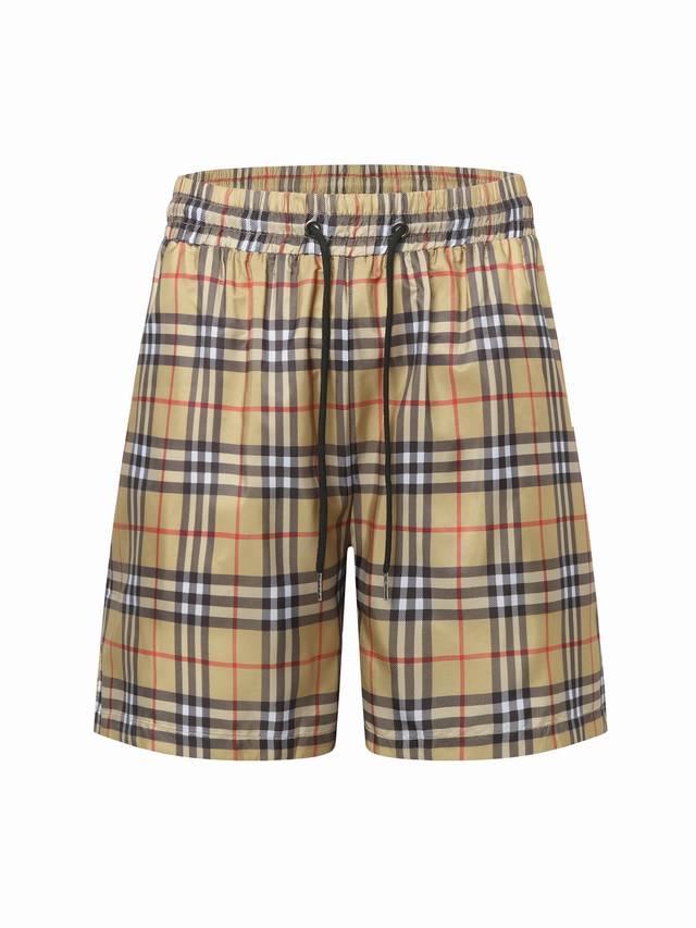 Burberry 巴宝莉经典格子条纹短裤 巴宝莉短裤里面最爆的单品！ 原版100%聚酯纤维斜纹面料，干爽透气又比真丝更加实用耐穿完美不可多得一款经典卡其格子短裤