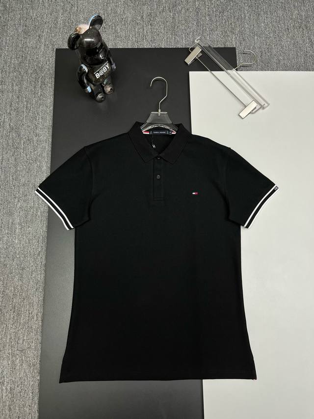 Tommy 汤米 刺绣新款Polo衫 原版面料 原版订制辅料 官方同款 采用210克纯棉珠地面料，定制 同缸染面料 手感非常舒服爽滑 版型挺阔有型 一线品牌代工
