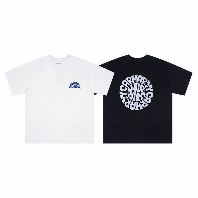 4047# Carhartt Wip 卡哈特 卡哈特创意Logo印花男女同款 颜色：黑 白 码数：S M L Xl 面料：潮牌双纱260克
