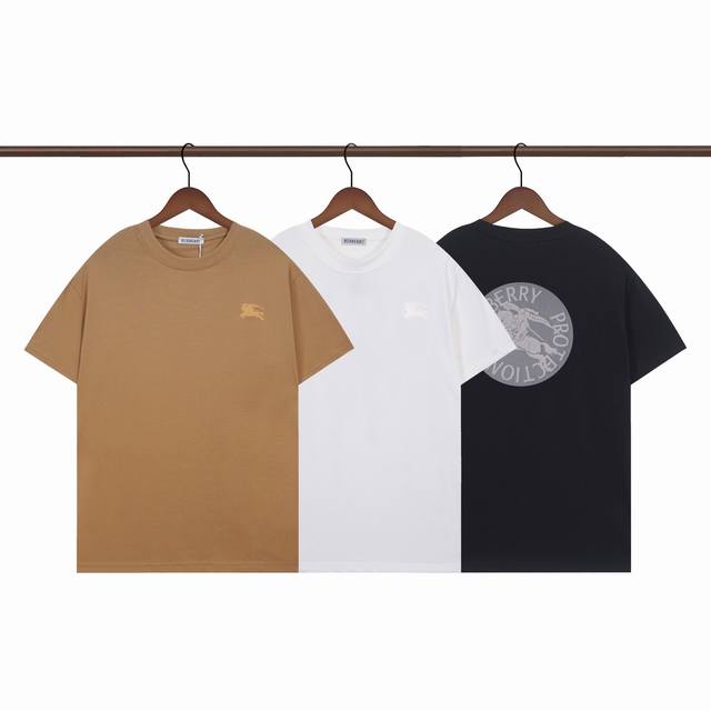 270克双纱纯棉 Burberry 官方同款 马术骑士徽章 S--Xxl