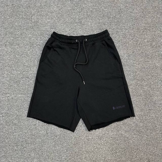 Xx552 A Bathing Ape 纯色系刺绣Logo图案440克纯棉定制面料 男款：M-Xxl 黑色 灰色
