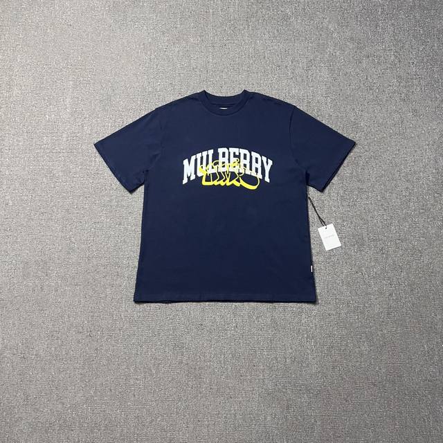 A54#细节实拍图 Aime Leon Dore Mulberry Throwie Tee 短袖 230G纯棉双纱 已预缩 机洗手洗不变形 螺纹面布同缸定织定染