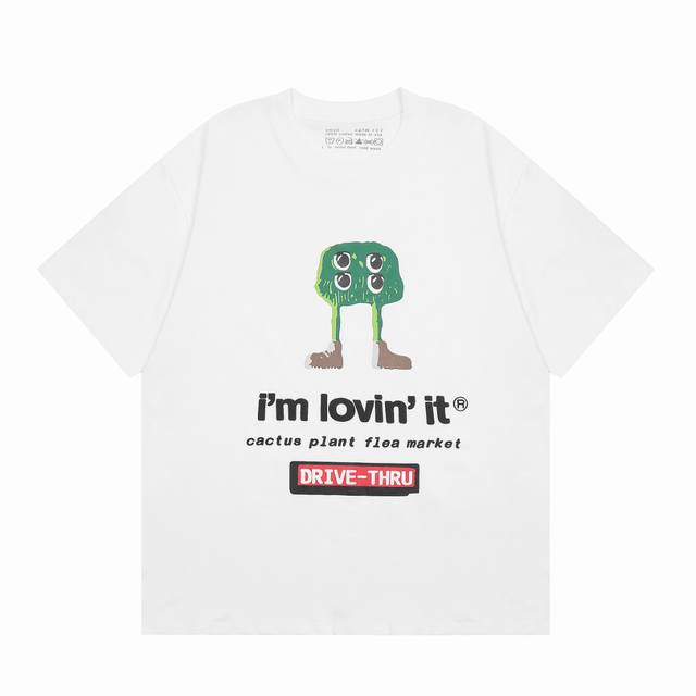 白底图 C103 Cpfm.Xyz X Mcdonalds X Cacus Jack绿色蔬菜仔联名短袖 童年回忆老M周边玩具与Cpfm强强联手 绿色的蔬菜妹妹太