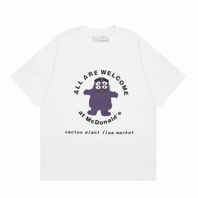 白底图 C105 Cpfm.Xyz X Mcdonalds X Cacus Jack紫色滑嘟嘟奶昔大哥联名短袖 童年酷炫的老M玩具跟Cpfm的结合 产生另一种不
