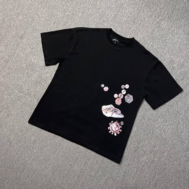 T122 # 实拍图 Travis Scott Cactus Utopia 乌托邦联名专辑款 32支240G纯棉布料 300G定织罗文久穿不松垮手感柔软细腻 印