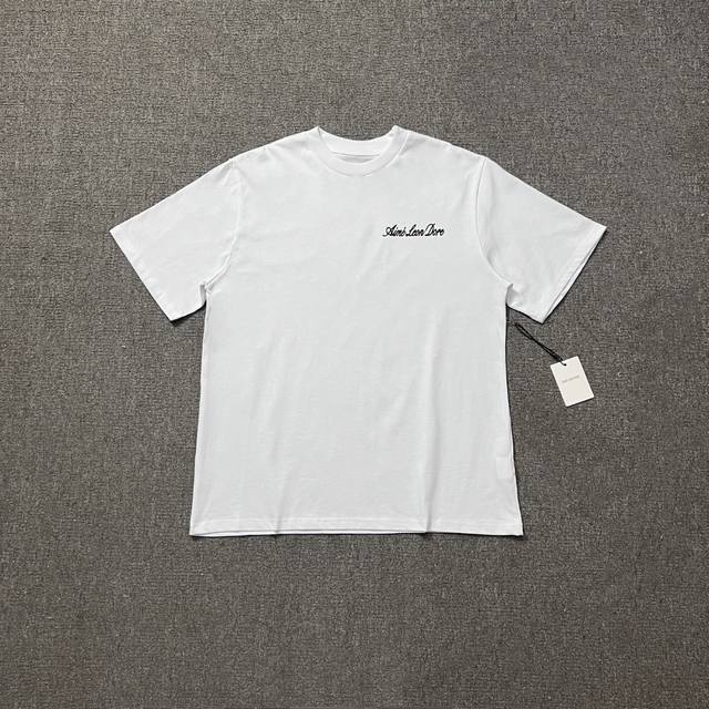 A43#细节实拍图 Aime Leon Dore Aldlogo Tee 短袖 230G纯棉双纱 已预缩 机洗手洗不变形 螺纹面布同缸定织定染 细节还原 辅料细