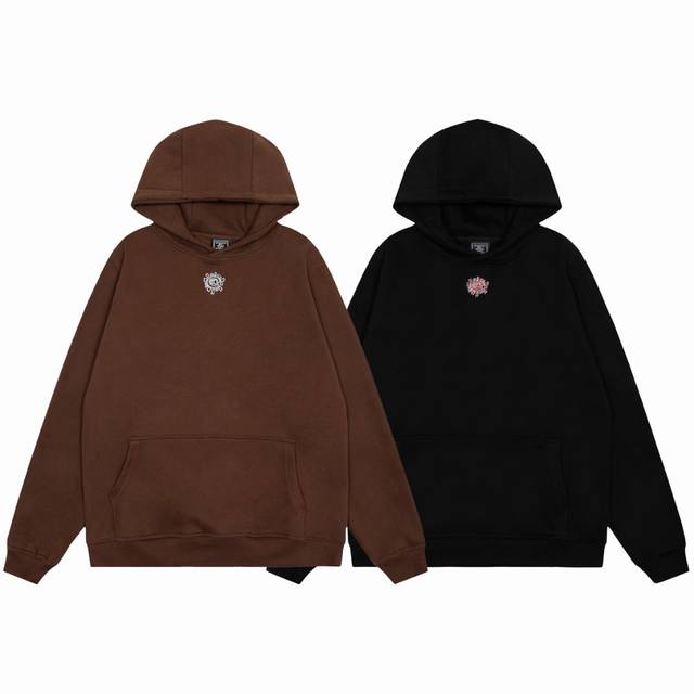 Ad208#白底图 Adwysd Alwaydowhatyoushoulddo Small Embroidered Sun 小 刺绣太阳卷加绒卫衣 辅料齐全 做